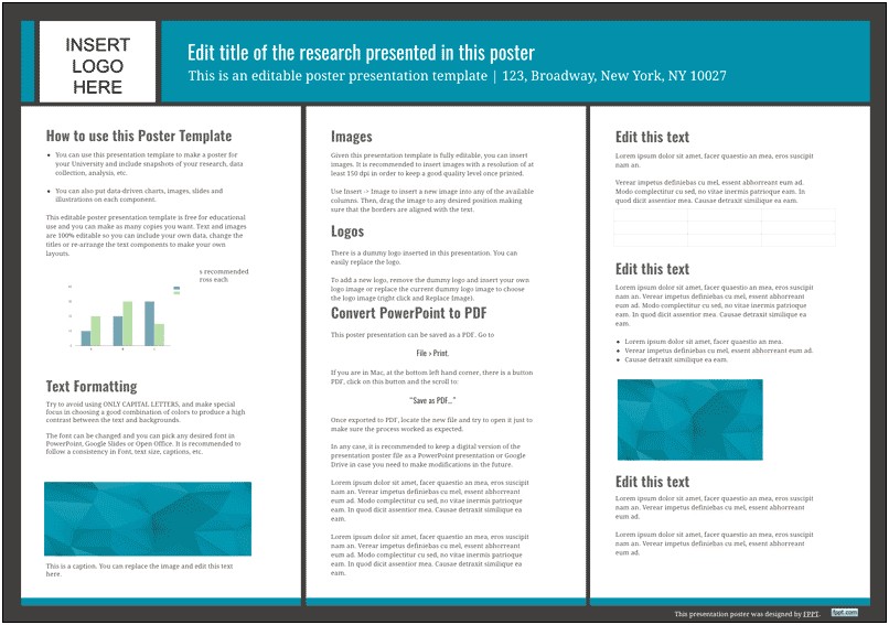 Research Poster Design Templates Free Download