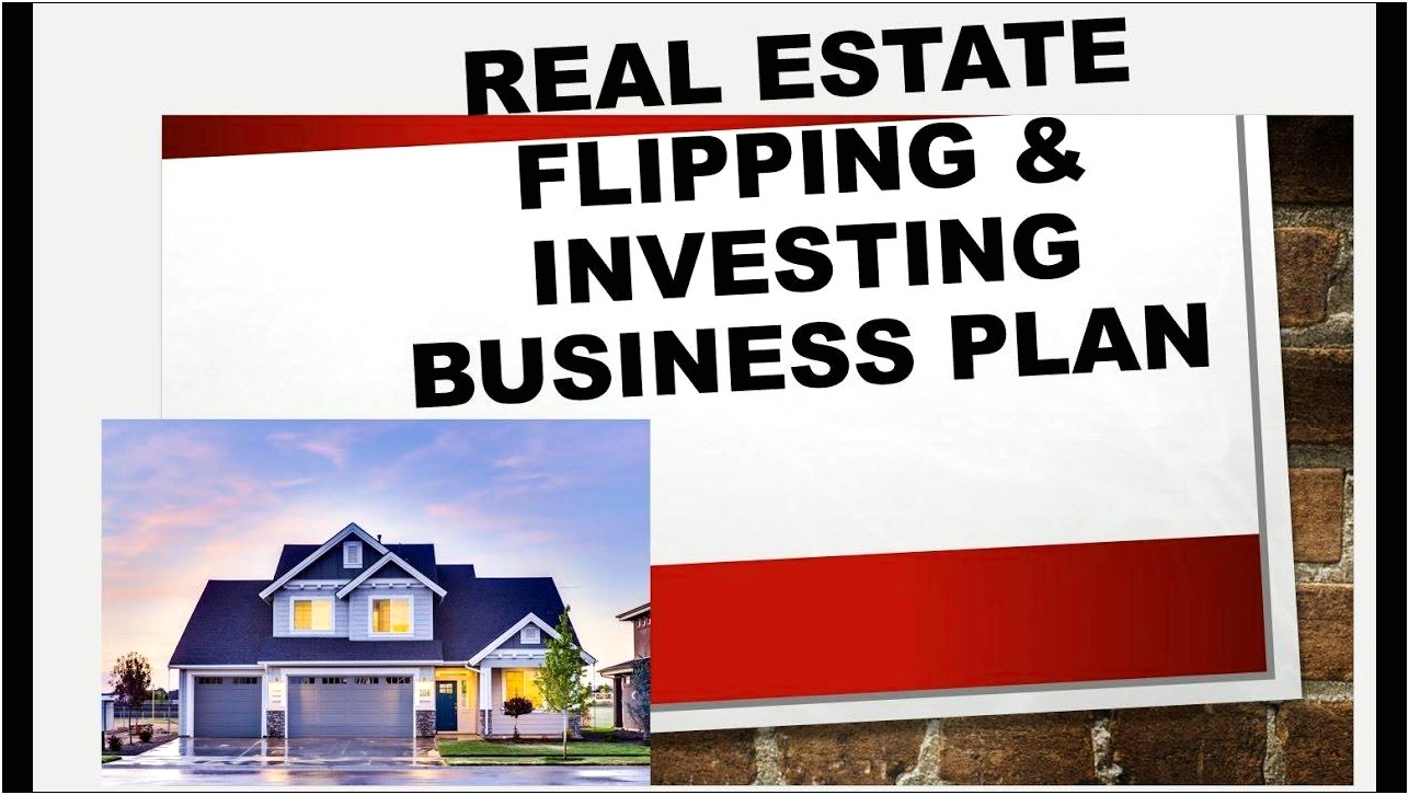 Residential Real Estate Business Plan Template