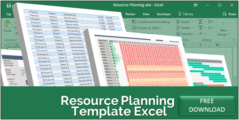 Resource Capacity Planning Template Excel Techyv