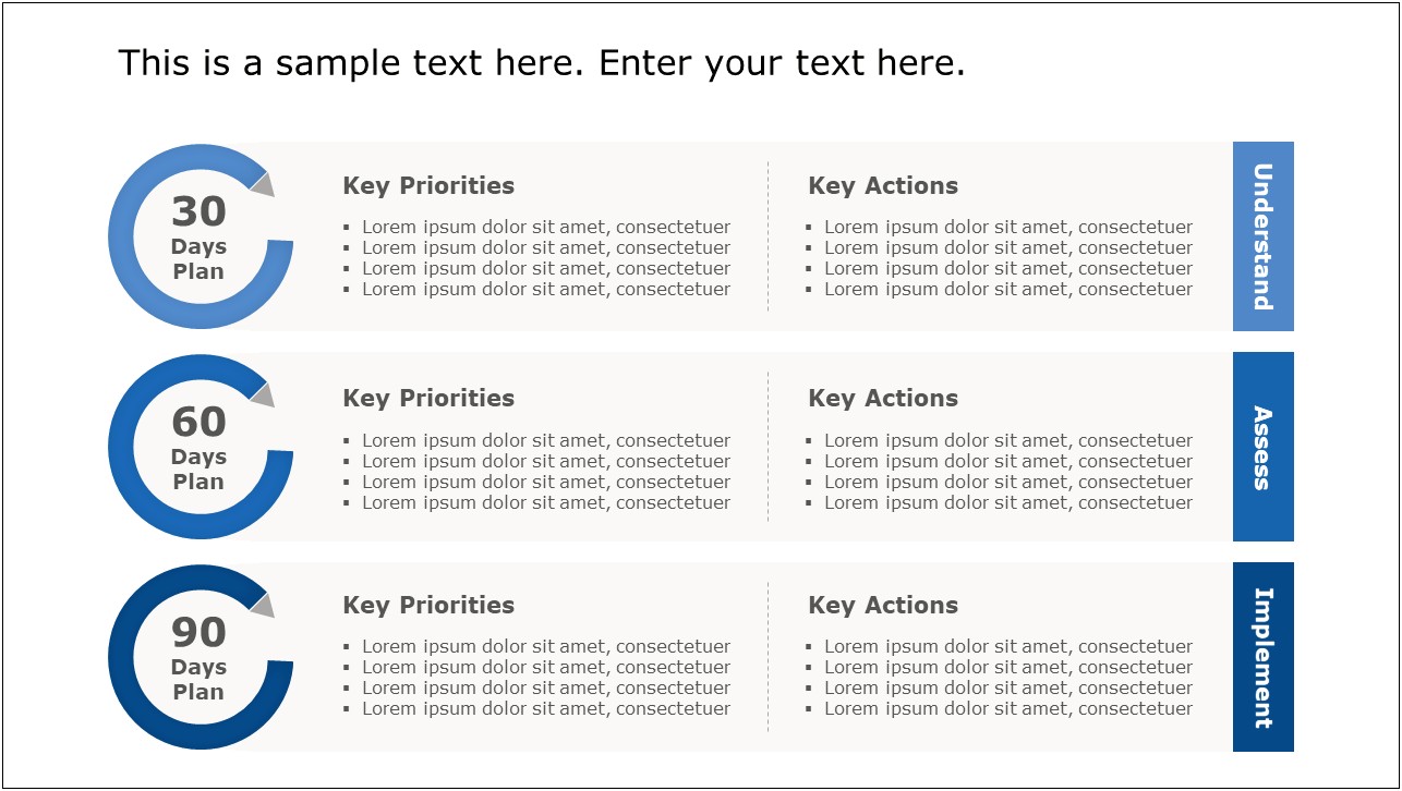 Retail First 90 Days Action Plan Template