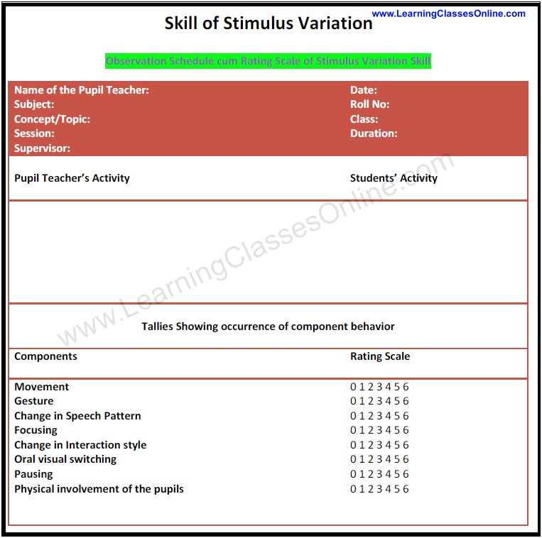 Reteach Lesson Plan Template For Science