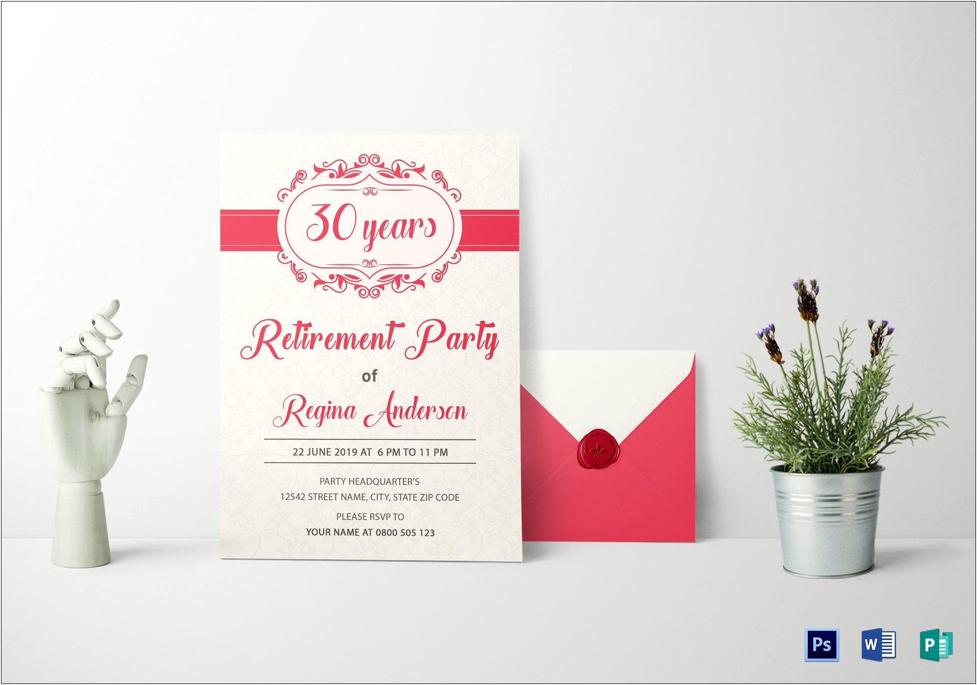 Retirement Party Invitation Template For Word