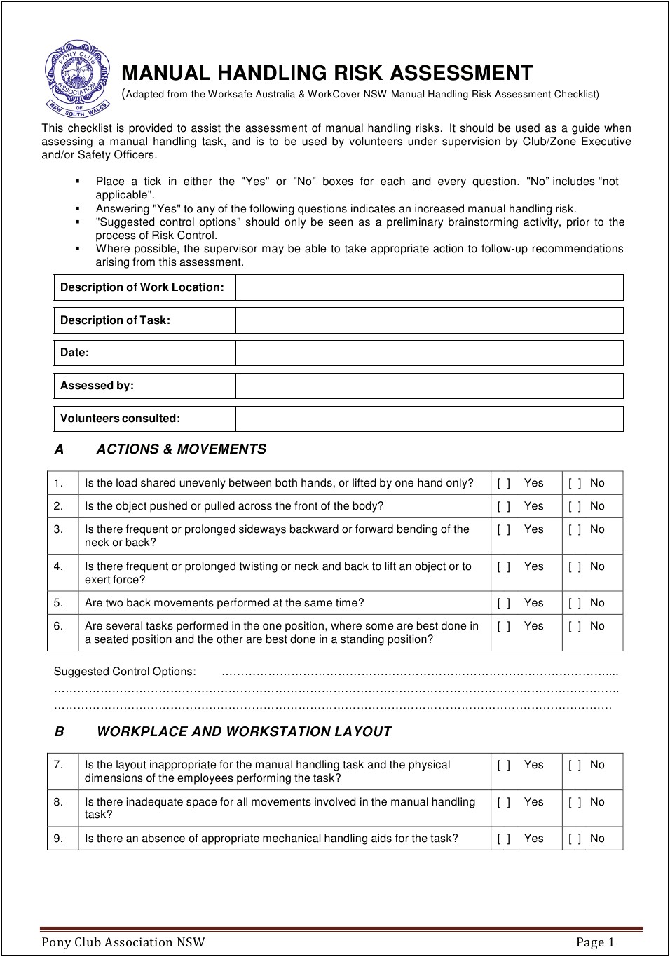 Return To Work Plan Nsw Template