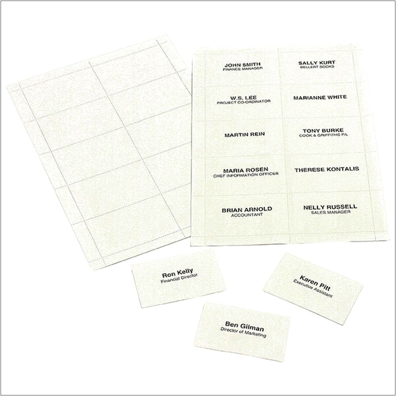 Rexel Convention Card Holders Insert Cards Template