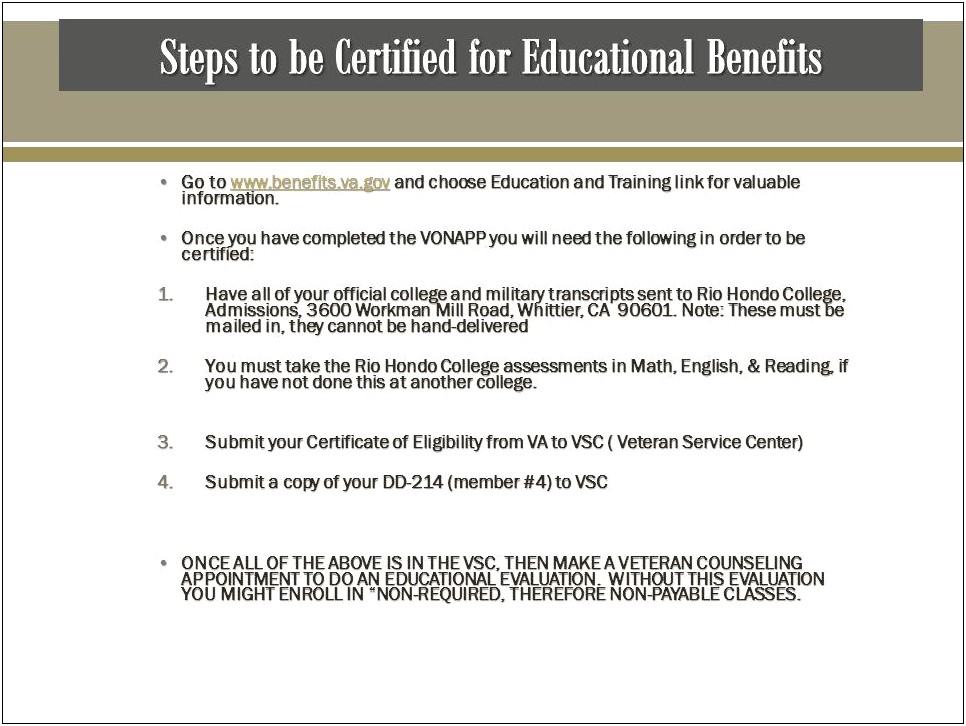 Rio Hondo College Education Plan Template