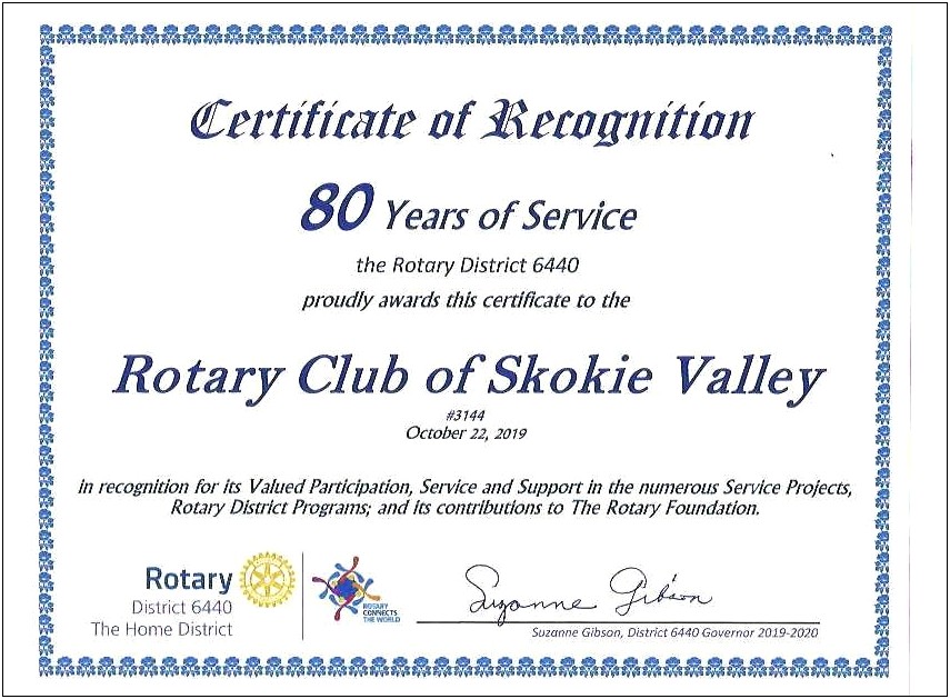 Rotary Club 2019 Strategic Plan Template