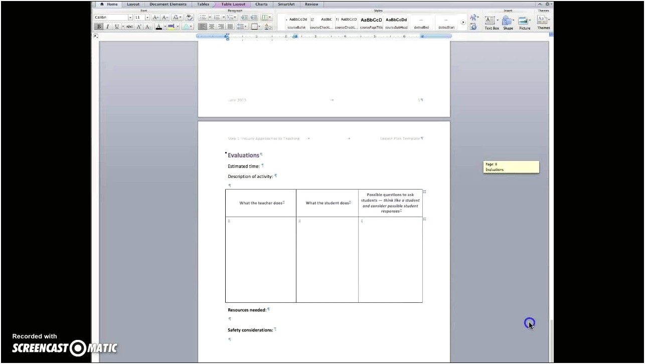 Round Rock Isd Lesson Plan Template 5e