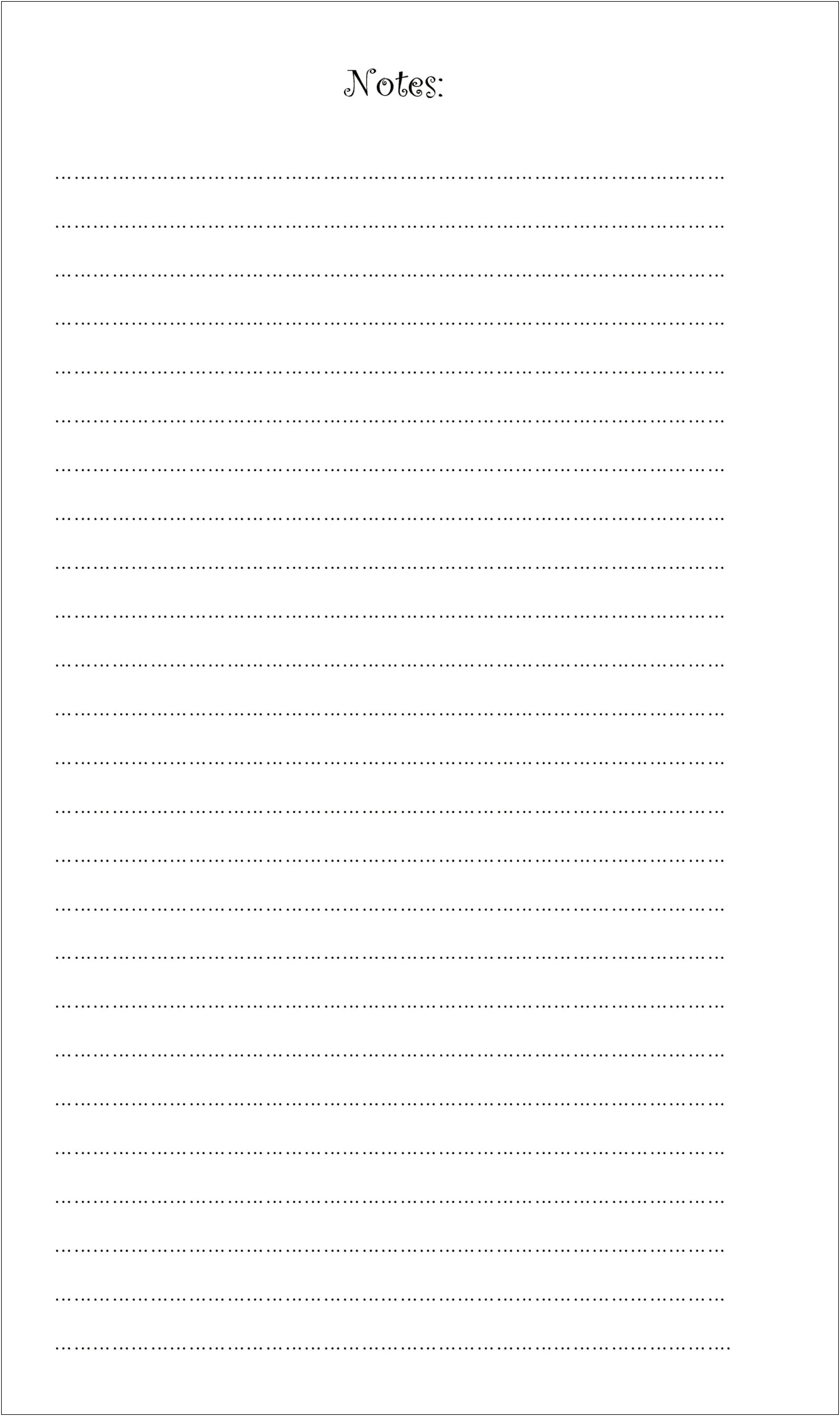 Ruled Paper Template For Word Trackid Sp 006
