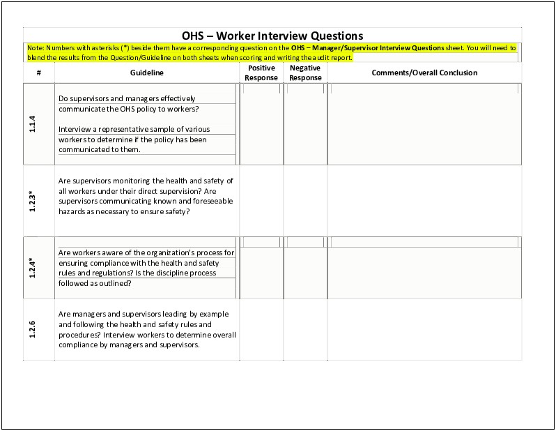 Safety Audit Corrective Action Plan Template