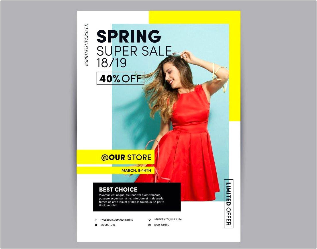 Sale Poster Design Templates Free Download