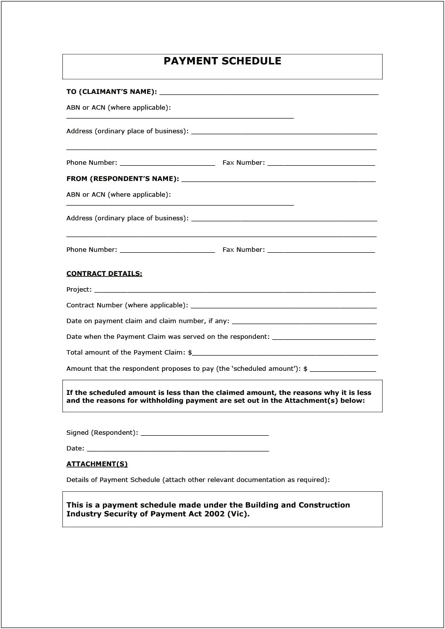 Sales Contract With Installment Agrrement Plan Template