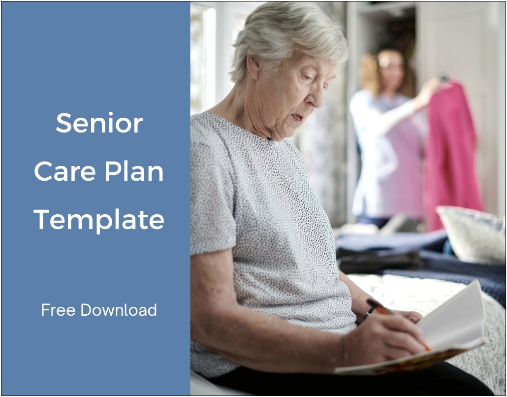 Sample Care Plan Template For Elderly