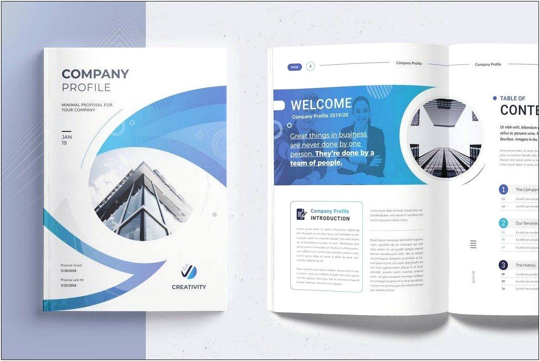 Sample Company Profile Template Free Download