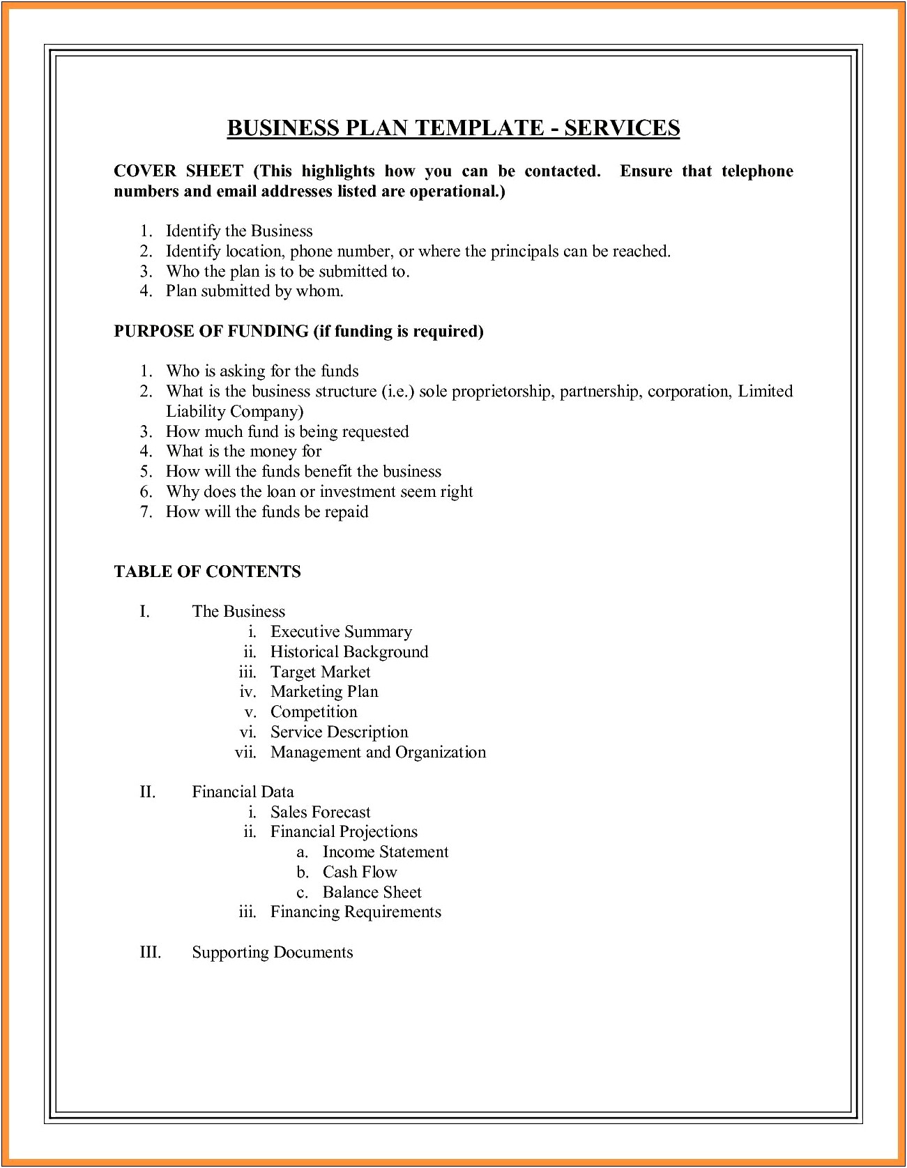 Sample Duct Cleaning Business Plan Template Pdf