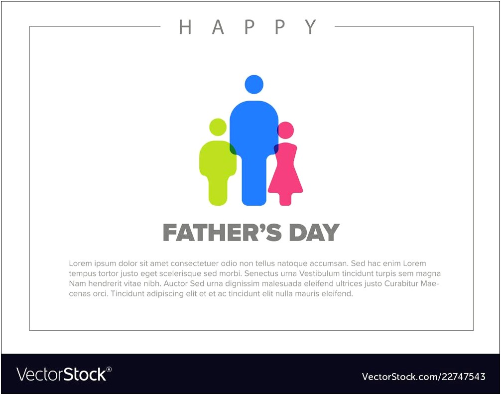 Sample Fatherss Day Card Word Template