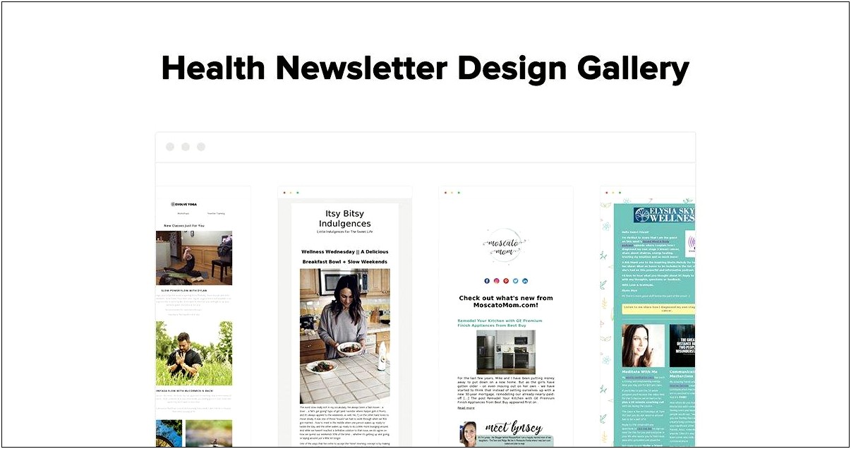 Sample Health And Wellness News Letter Template