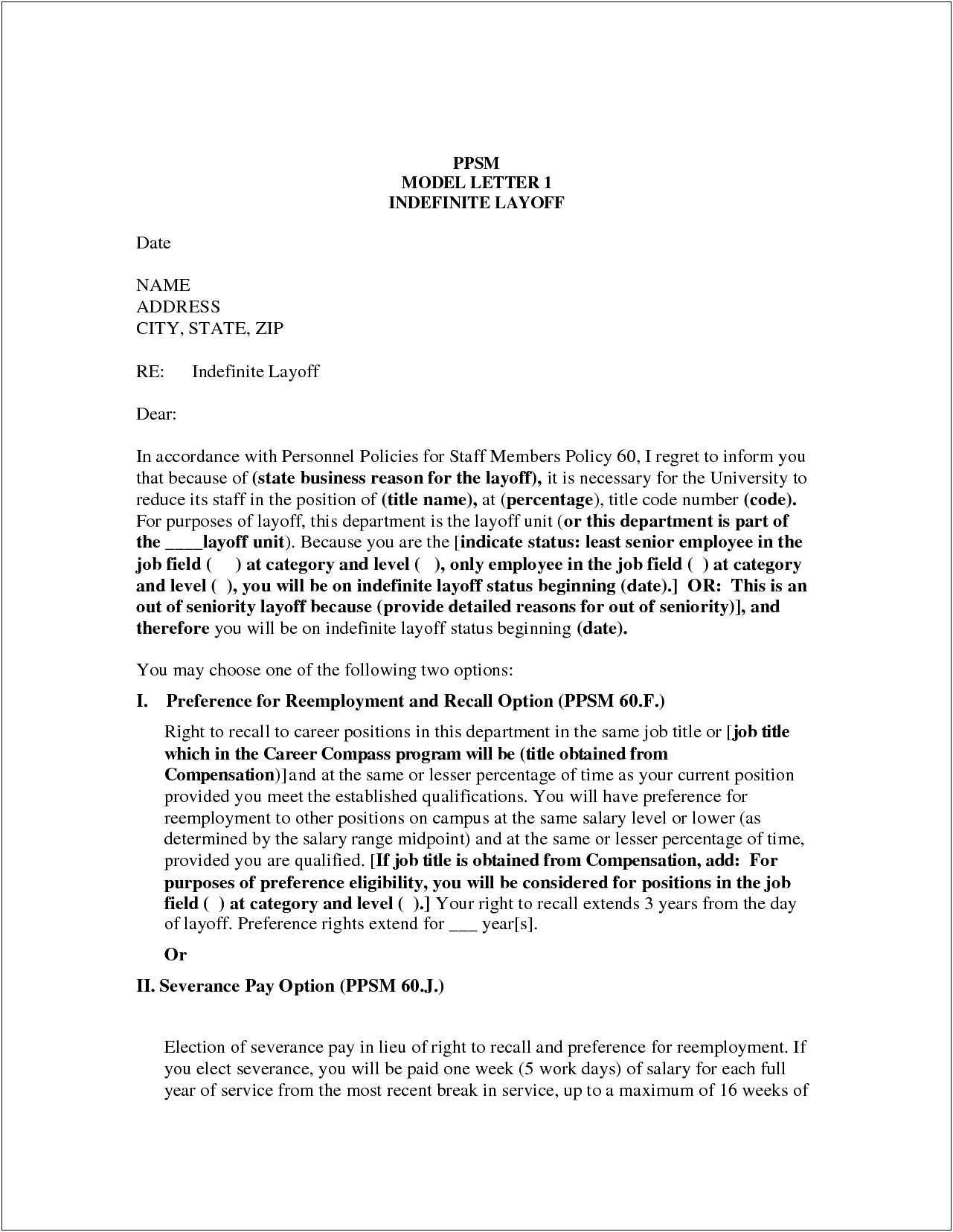 Sample Letter Of Recommendation Job Template