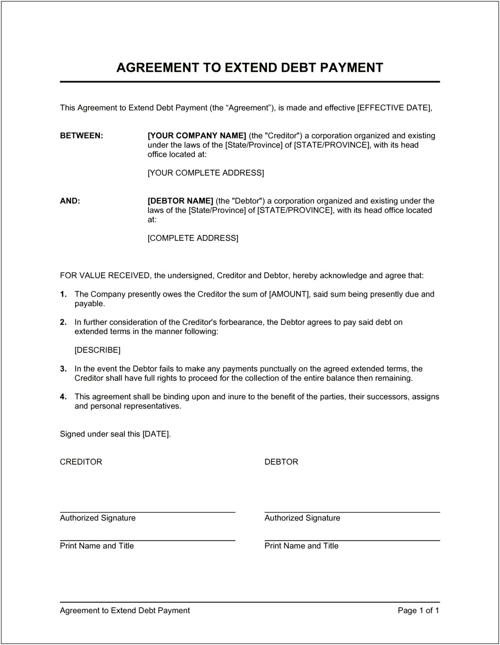 Sample Letter Requesting Payment Plan Template