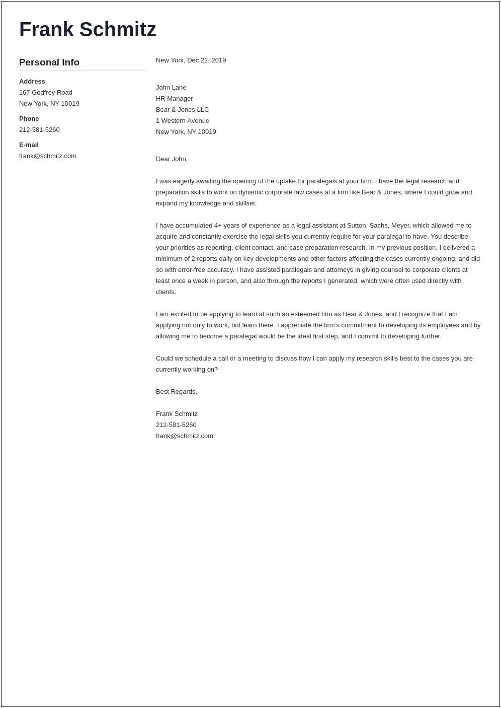 Sample Template Letter To Bar Association