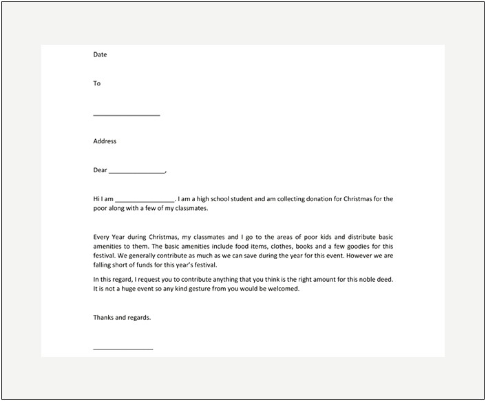 Sample Template Of Donation Letter For Basketball Team