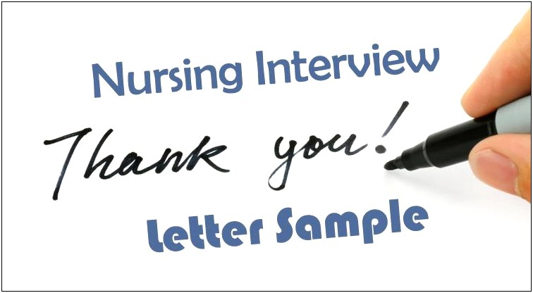 Sample Thank You Letter For Job Interview Template