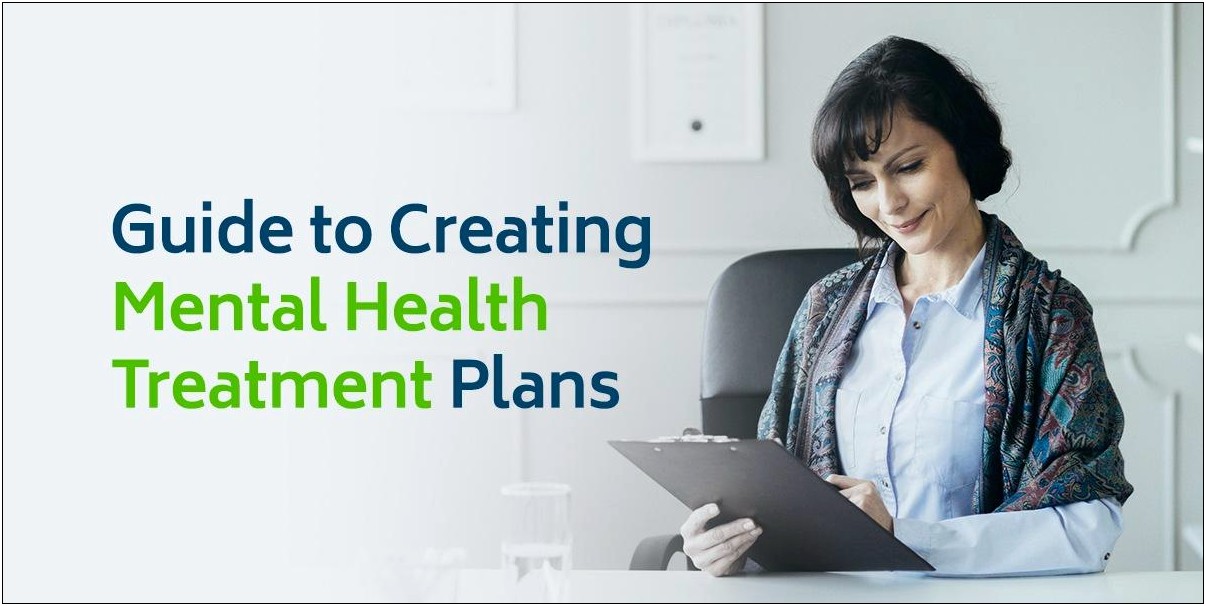 Sample Treatment Plan For Mental Health Template