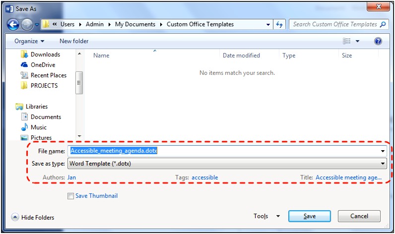Save Word Doc As Template 2013