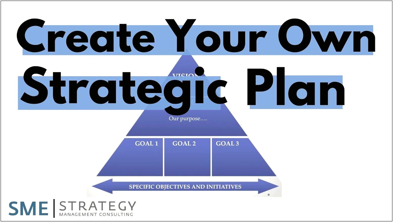 School 5 Year Strategic Plan Template