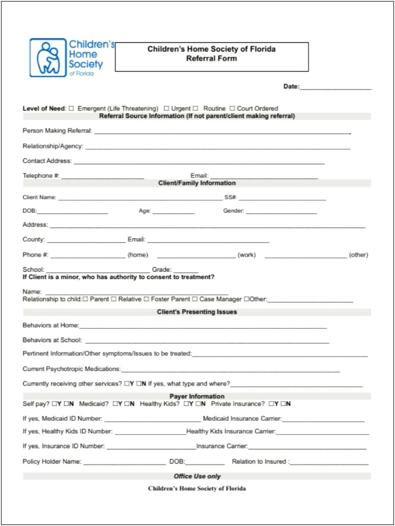 School Counseling Safety Plan Word Template