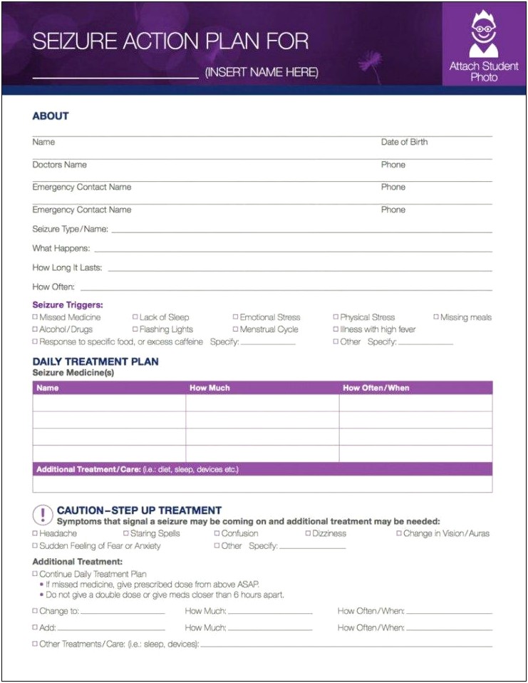 School Emergency Operation Response Plan Template