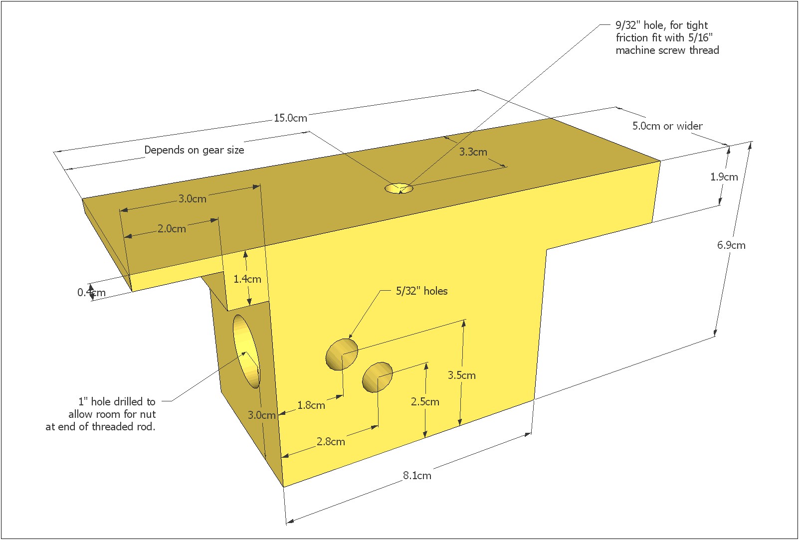 Screw Advance Box Joint Jig Plans Gear Templates