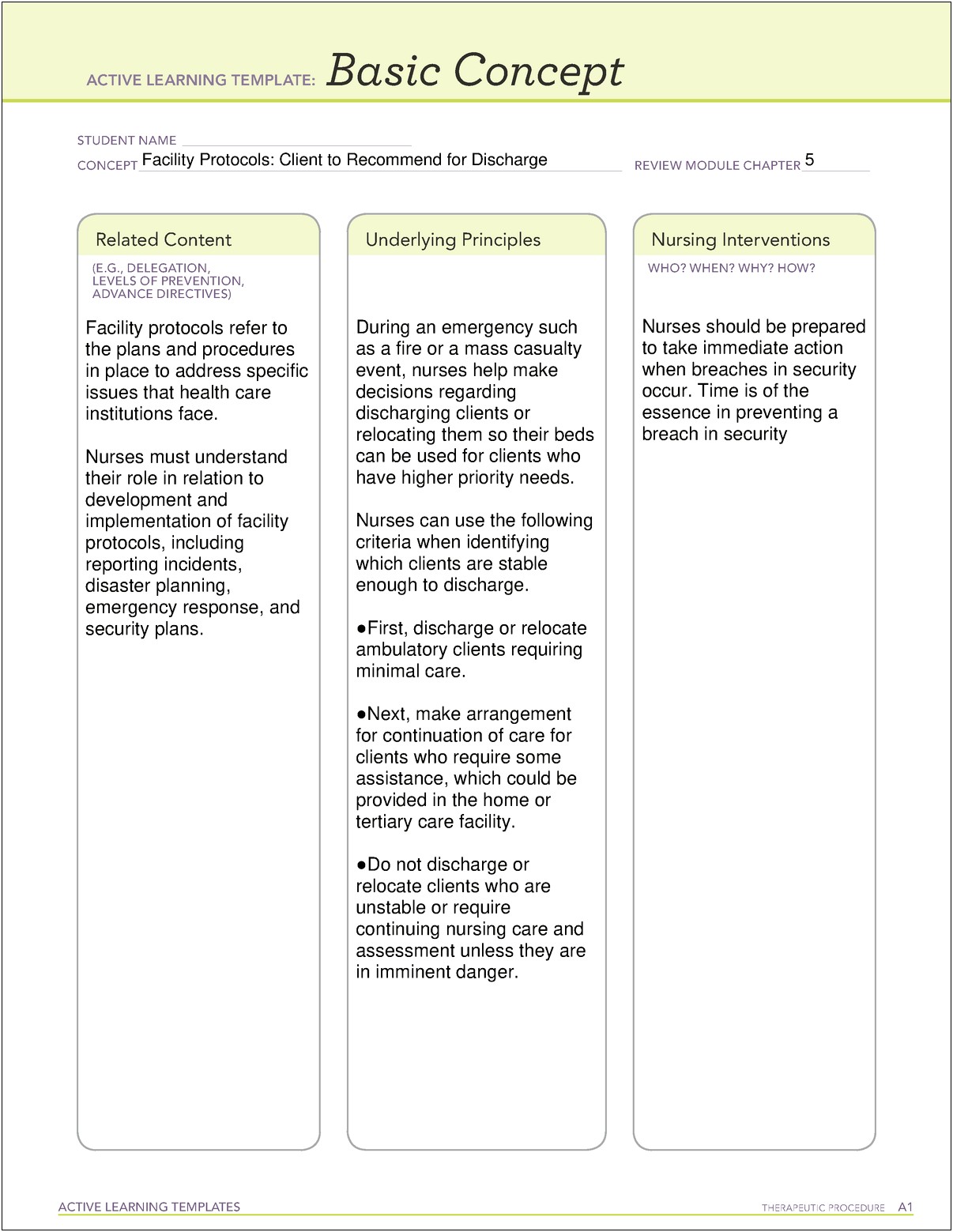 Security Plan For An Event Template