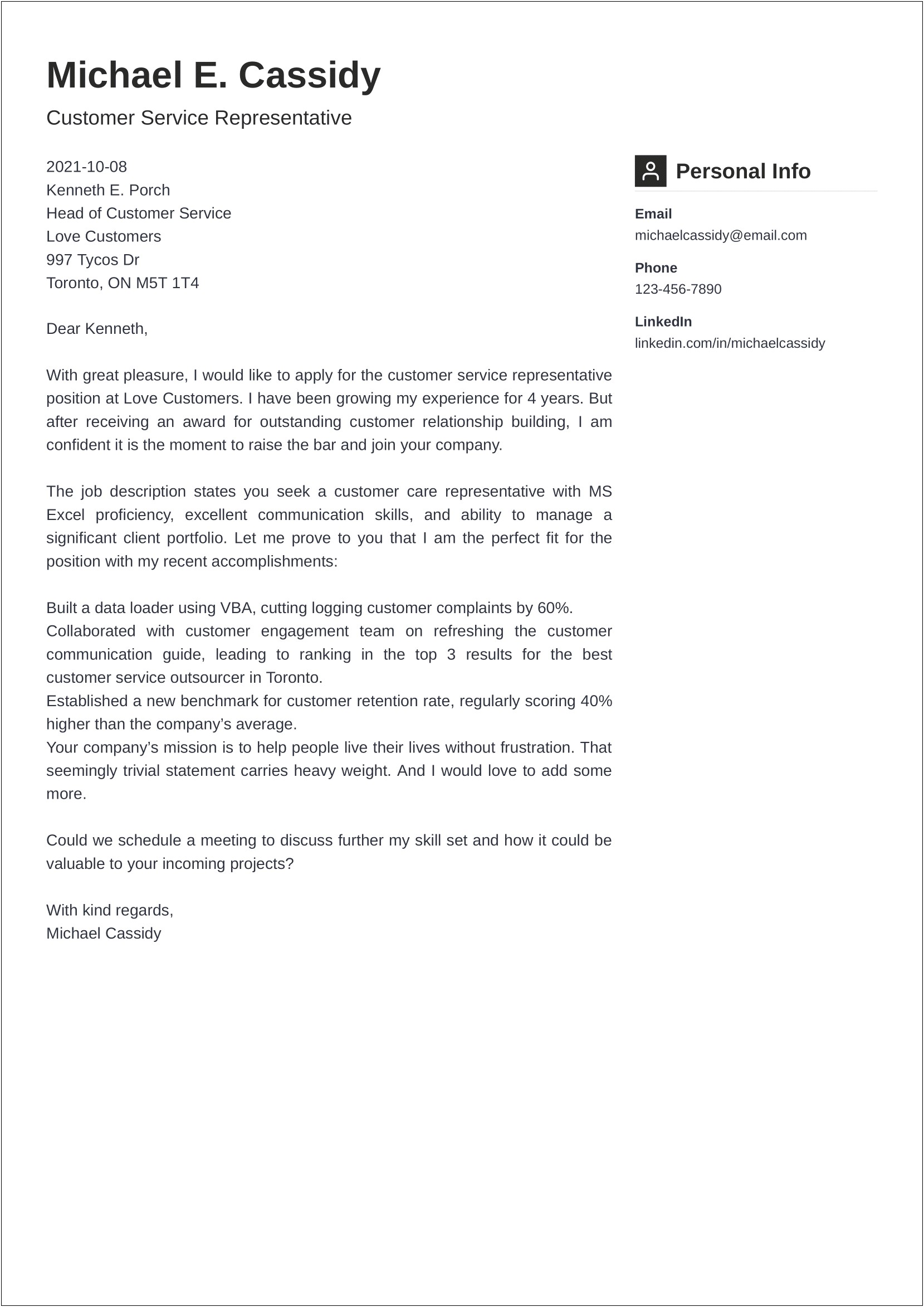 Set Up A Meeting Letter Template