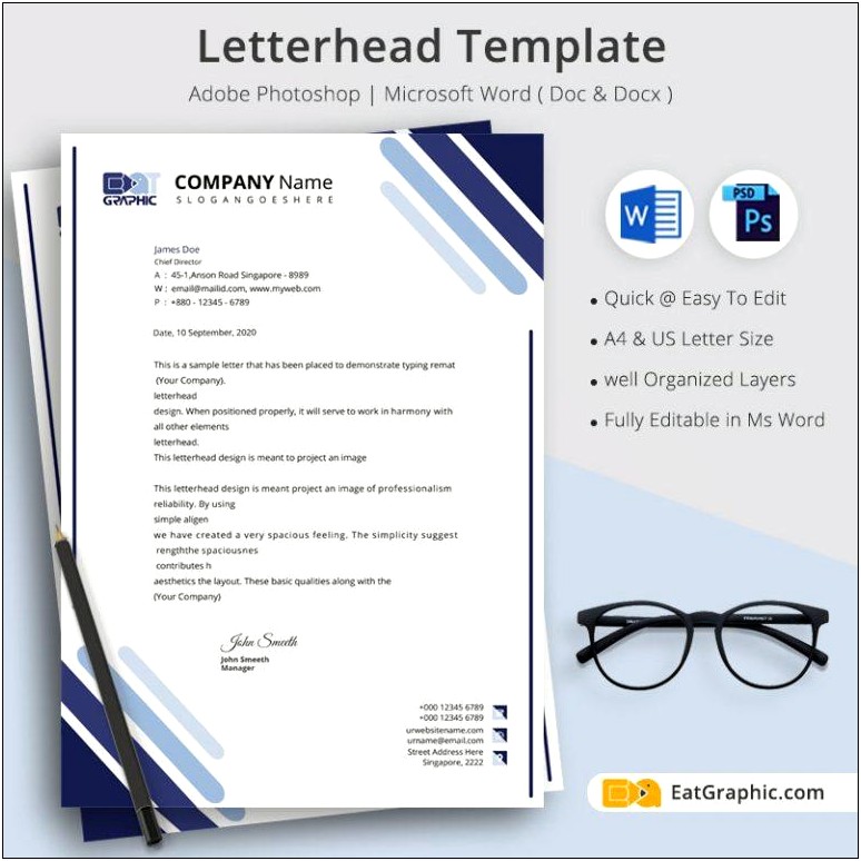 Setting Up Letterhead Template In Word 2010