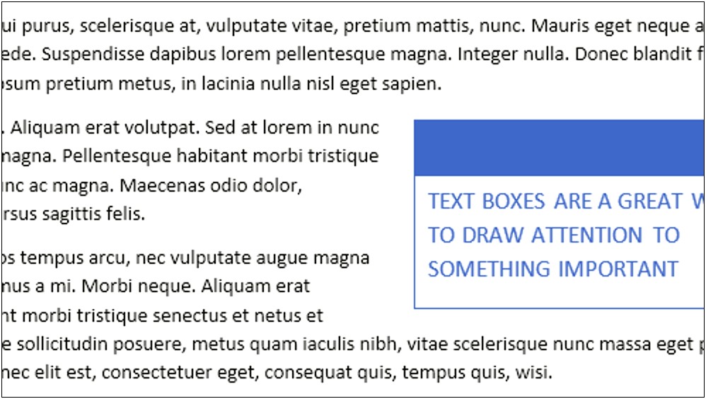 Shrink A Preformated Box In Word Template