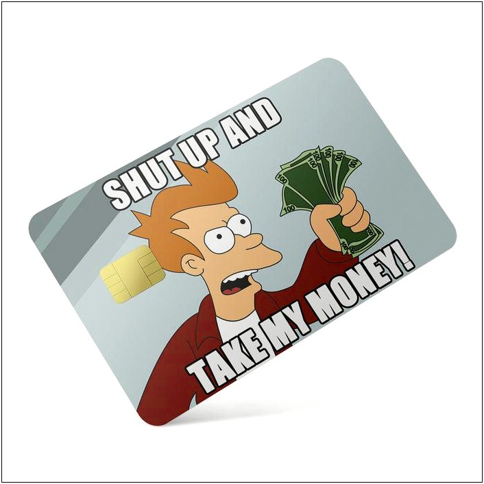 Shut Up And Take My Money Card Template