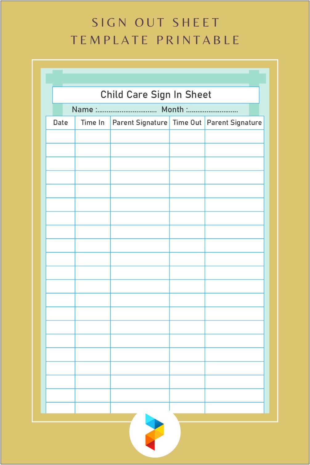 Sign In Sheet Template For Microsoft Word