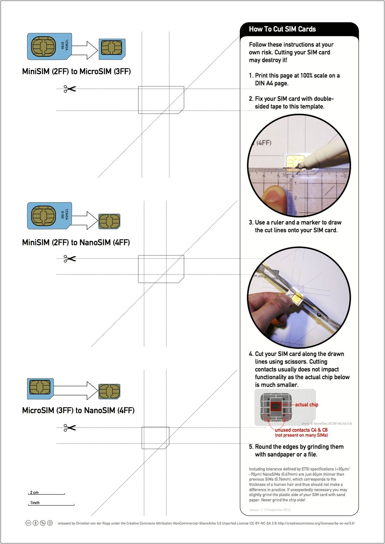 Sim To Micro Sim Template Letter Size Pdf