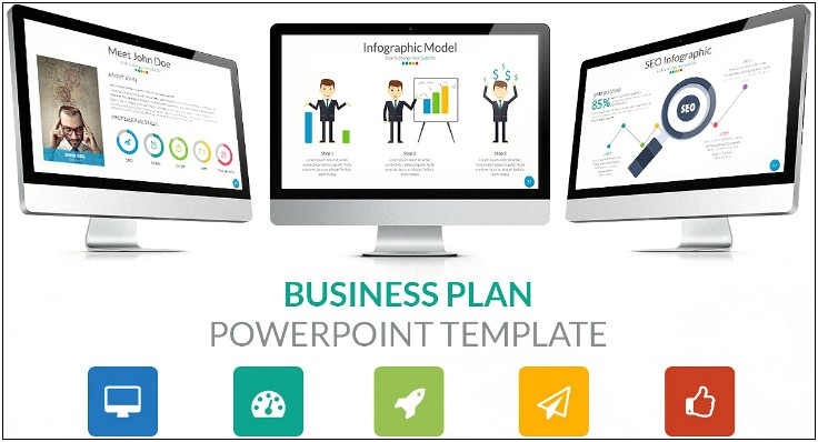 Simple Annual Business Plan Template On Powerpoint