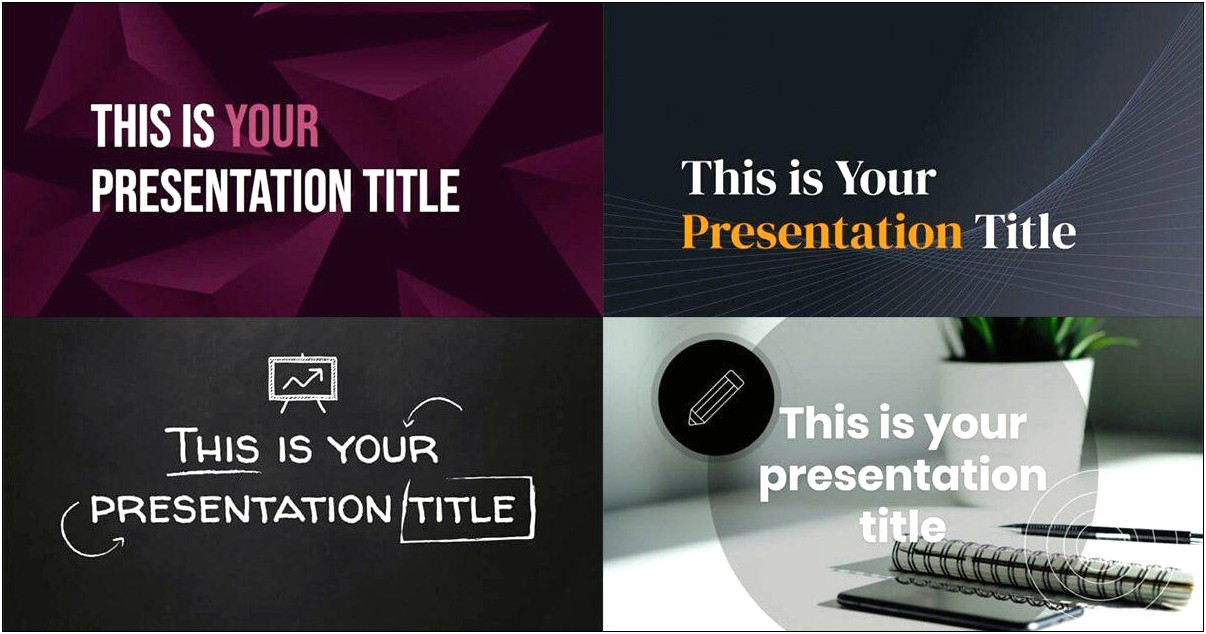 Simple Black Powerpoint Template Free Download