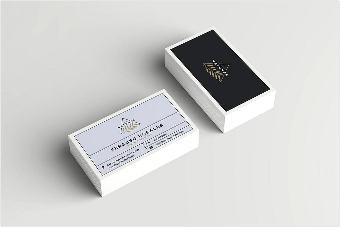Simple Business Card Template Free Word