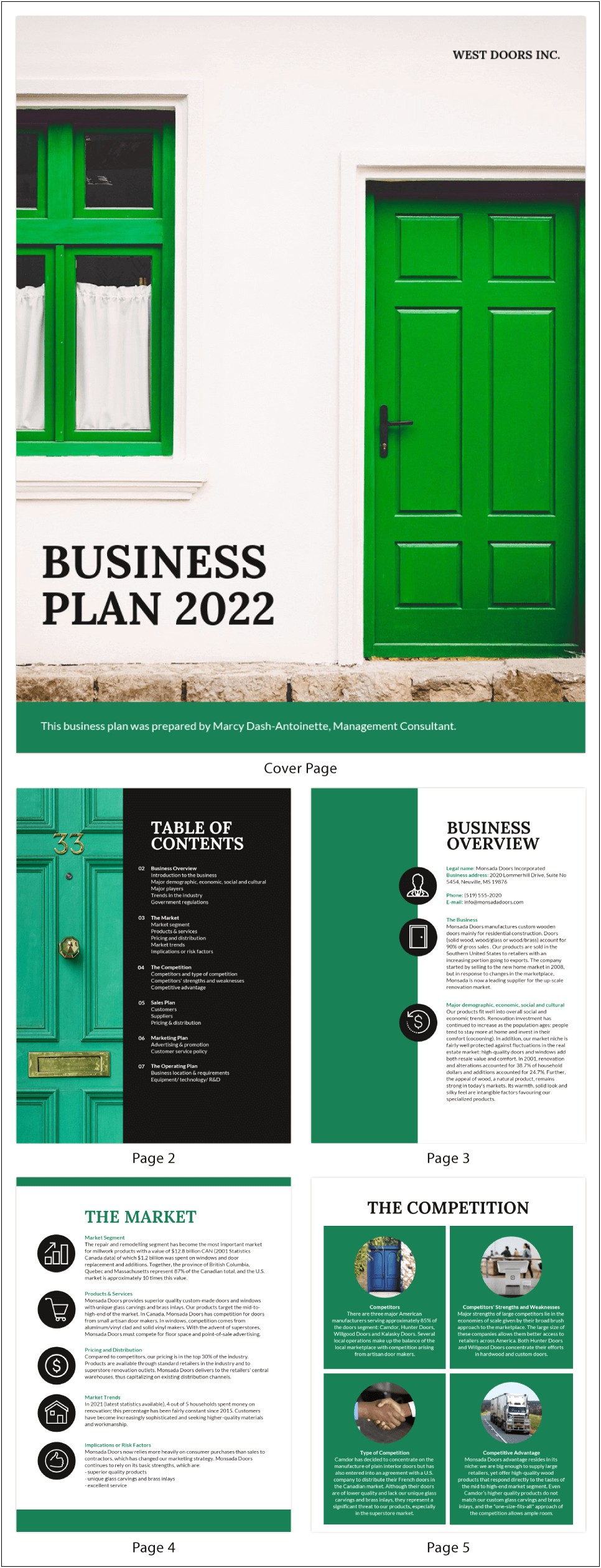 Simple Business Plan Template For Home Based Business