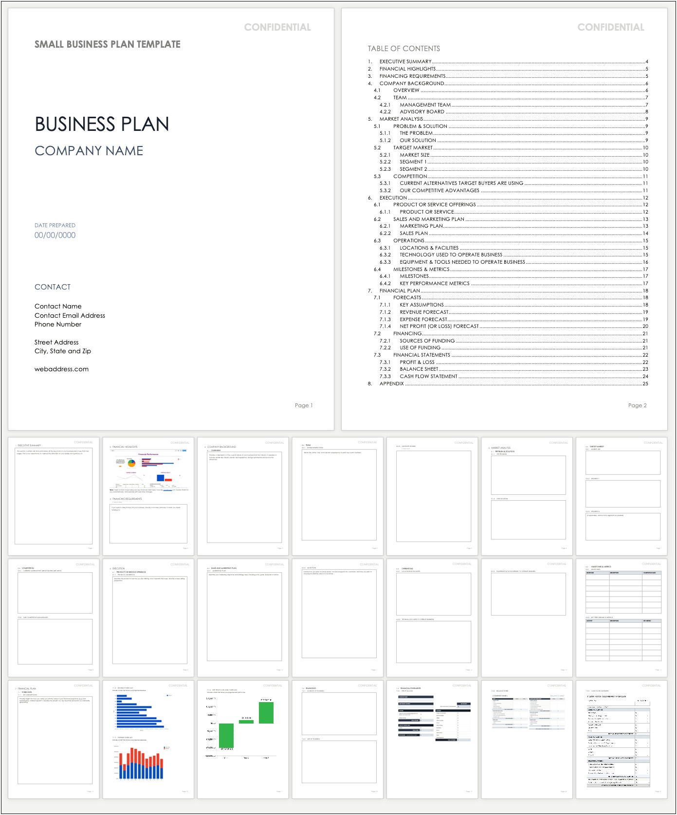 Simple Business Plan Template For Students