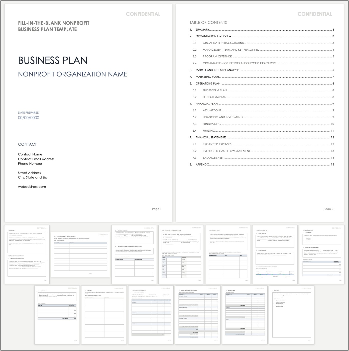 Simple Business Proposal Template For Word