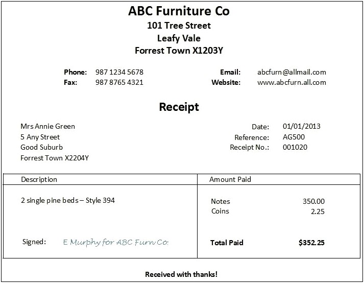 Simple Invoice Template Word Not Using Microsoft Word