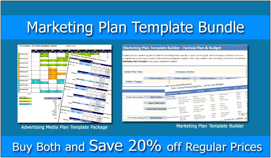 Simple Marketing Plan And Budget Template