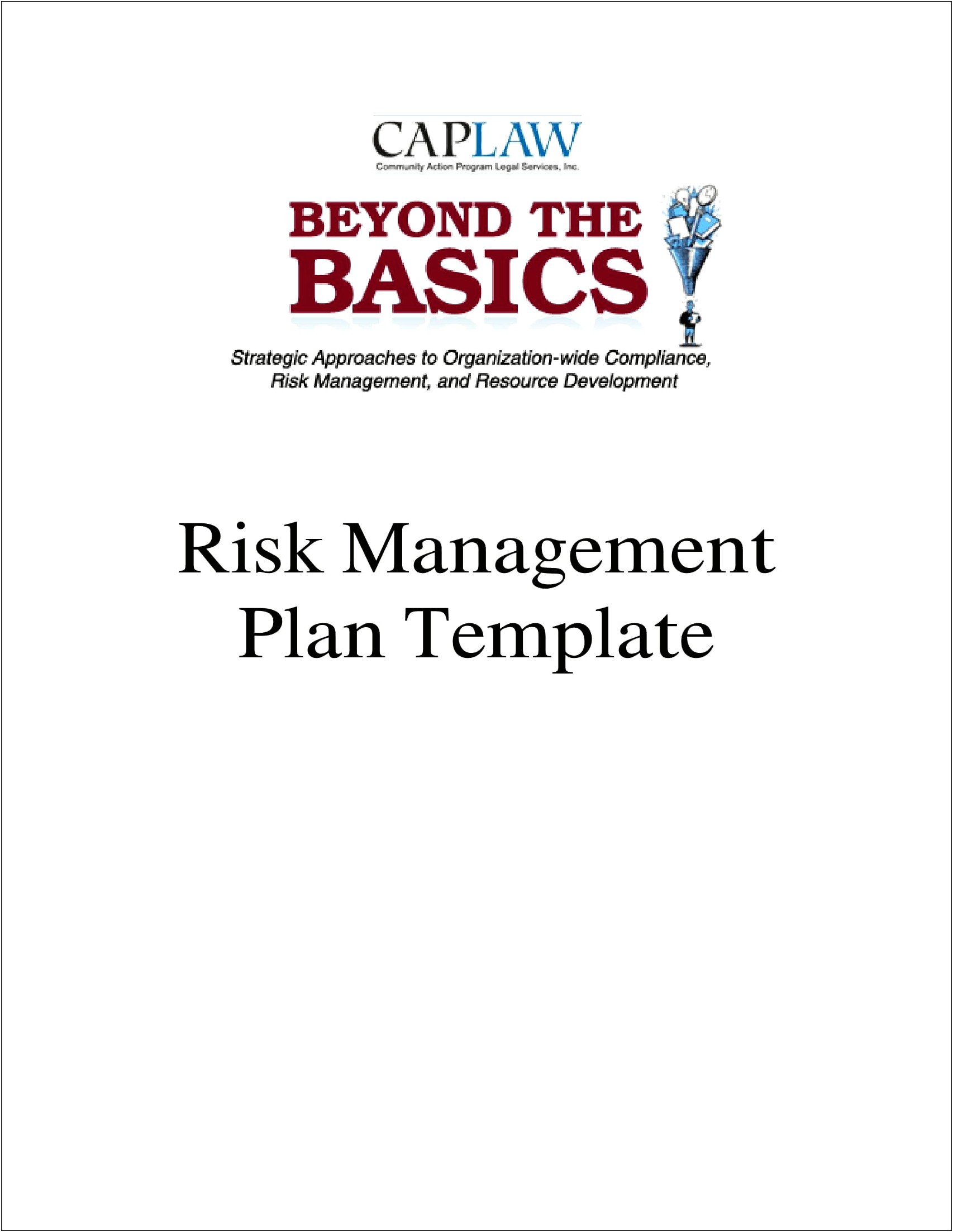 Simple Risk Management Plan Template Free