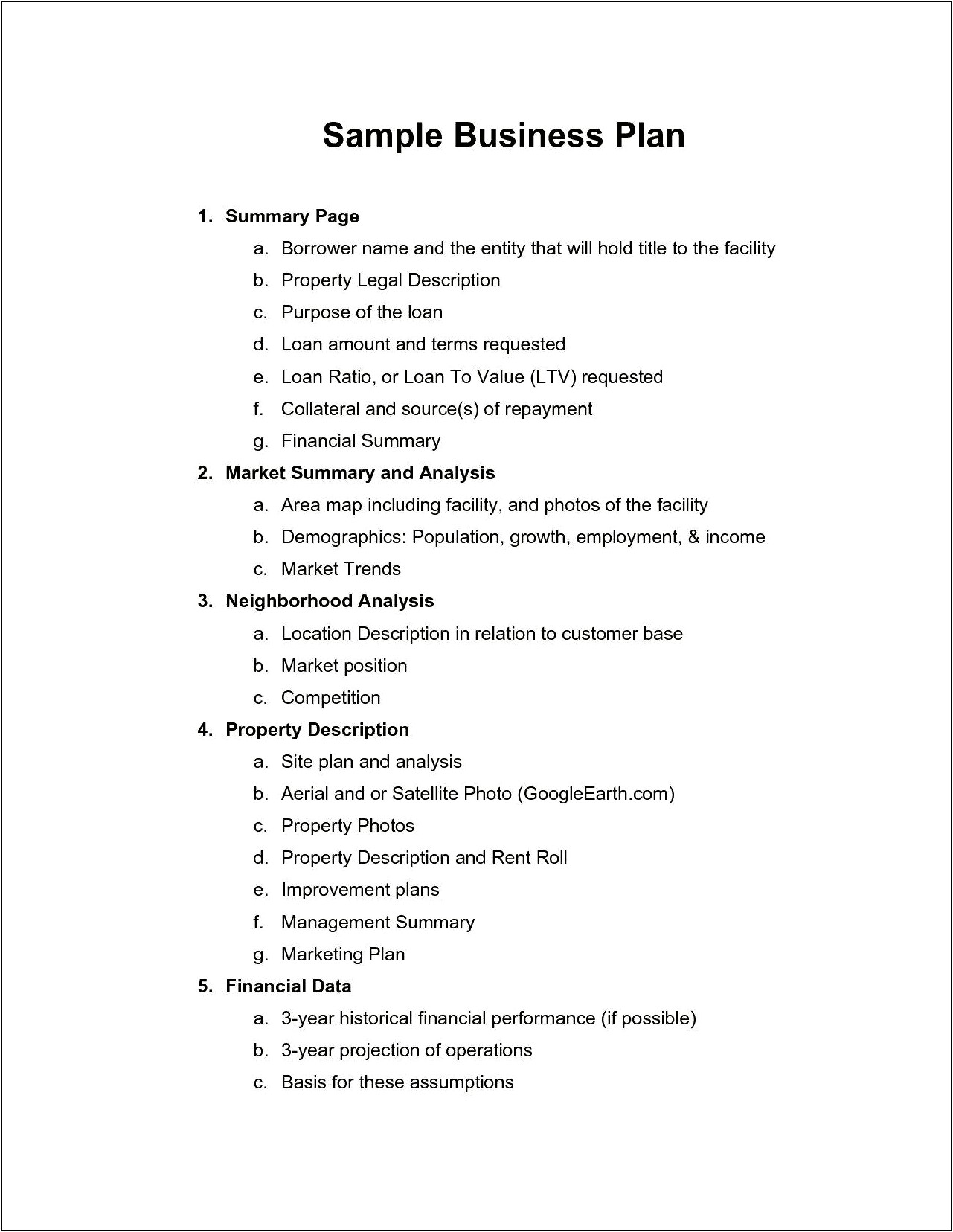 Simple Startup Business Plan Template Pdf