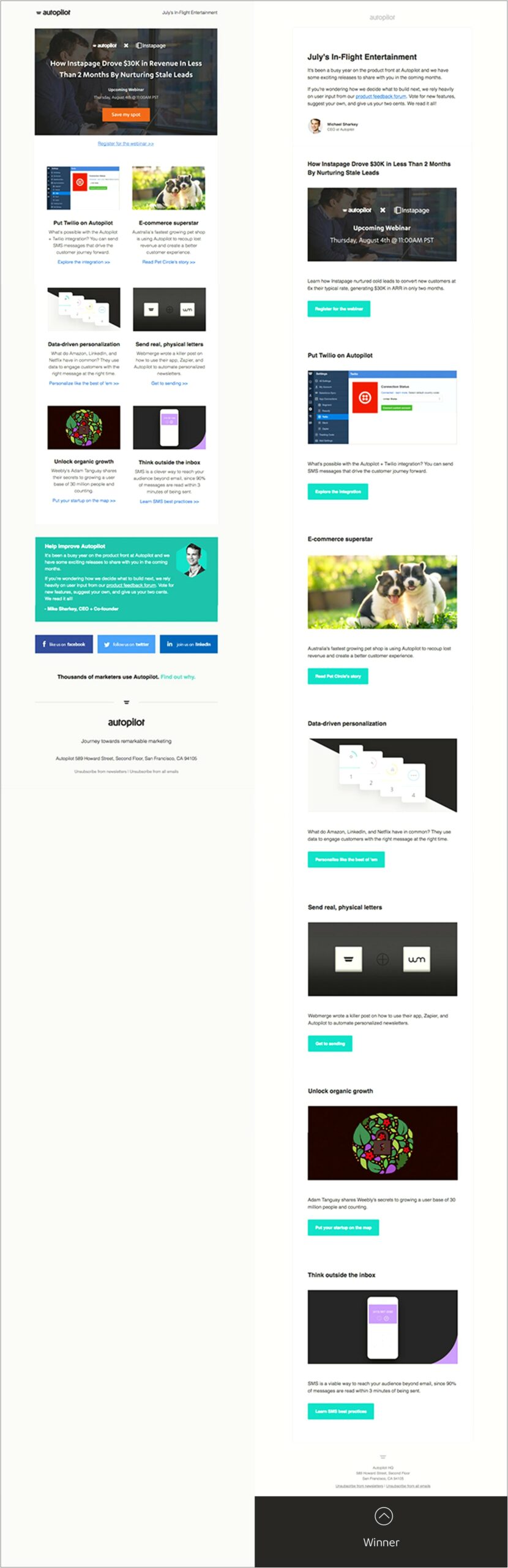 Simple Word Newsletter Template Two Columns