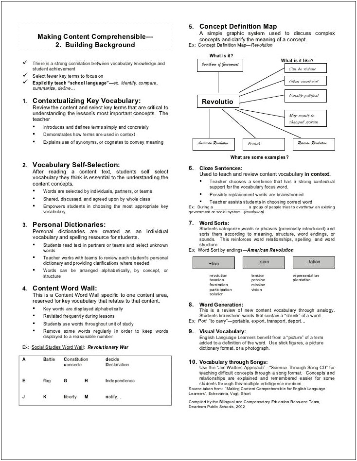 Siop Lesson Plan Template Misrosoft Word